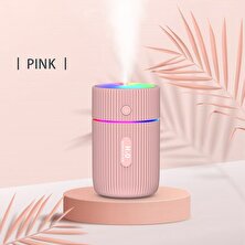 Shenzhen Xin Xin 220ML USB Mini Araba Hava Nemlendirici Difüzör LED Gece Lambası - Pembe  (Yurt Dışından)