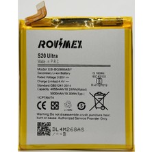 Rovimex Samsung Galaxy S20 Ultra (SM-G988B/DS) Rovimex Batarya Pil