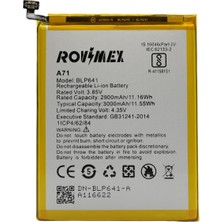 Rovimex Oppo A71 Rovimex Batarya Pil