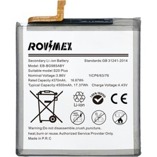 Rovimex Samsung Galaxy S20 Plus (SM-G985F) Rovimex Batarya Pil