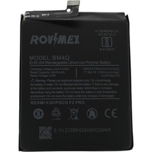 Rovimex Xiaomi Mi Pocophone F2 Pro BM4Q Rovimex Batarya Pil