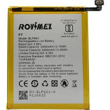 Rovimex Oppo F7 Rovimex Batarya Pil