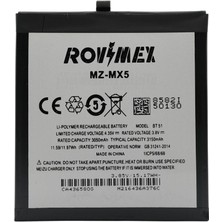 Rovimex Meizu Mx5 Rovimex Batarya Pil
