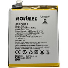 Rovimex Oneplus 8 Rovimex Batarya Pil