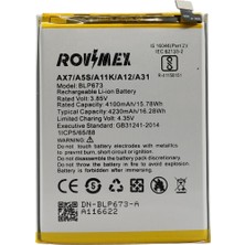 Rovimex Oppo A11K Rovimex Batarya Pil