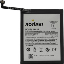 Rovimex Xiaomi Redmi 7A BN49 Rovimex Batarya Pil