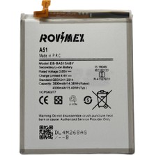 Rovimex Samsung Galaxy A51 (SM-A515F) Rovimex Batarya Pil