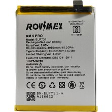Rovimex Realme 5 Pro (BLP731) Rovimex Batarya Pil