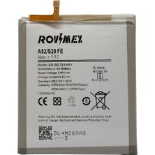Rovimex Samsung Galaxy A52 (SM-A525F) Rovimex Batarya Pil