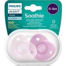 Philips Avent Soothie Ortodontik Saklama Kutulu 2li Emzik 0-6 Ay - Kız