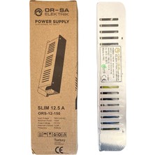 ORSA Elektrik LED Trafosu Slim Serıes 150 Watt Slım 12.5A ORS-12-150