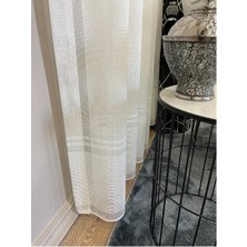Brillant Lahor Model Modern Bantlı Etek Desen  1/2,5 Pile Tül Perde