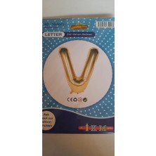 İkm Balon Folyo V Harfi Gold 40 Inç 100 cm