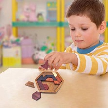 Prodigy Toy Çocuklar Için Ahşap Bulmaca - Koyu Kahverengi (Yurt Dışından)