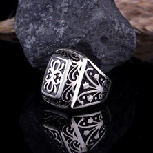 Tesbih Sepetim Lisanslı Kurtlar Vadisi Gümüş Yüzük