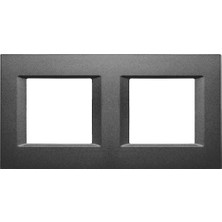 Viko Panasonic Thea Optima Füme 2X2M Çerçeve