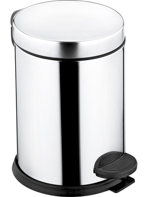 Akay Plastik Metal Pedallı Çöp Kovası 12LT