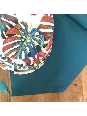 Desenİzmir Amerikan Servis Devetabanı Takım 6 Supla ve Runner Örtü Kombin