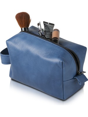 Goay Women Hakiki Deri Sade Makyaj Çantası (9007)