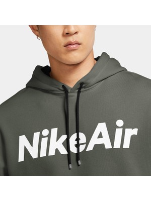 Nike Air Erkek Yeşil Kapüşonlu Sweatshirt - Hoodie CU4139-380