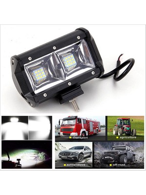 Techmaster 18 Ledli 54w Metal Kasalı Off Road Gündüz Yayıcı Sis Lambası 12v