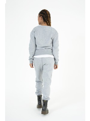 Habbe Unisex Bisiklet Yaka Oversize Sweatshirt