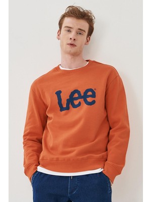 Lee L80XTJBH  Erkek Turuncu  Sweatshirt