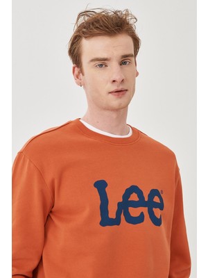 Lee L80XTJBH  Erkek Turuncu  Sweatshirt