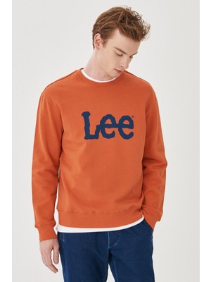 Lee L80XTJBH  Erkek Turuncu  Sweatshirt