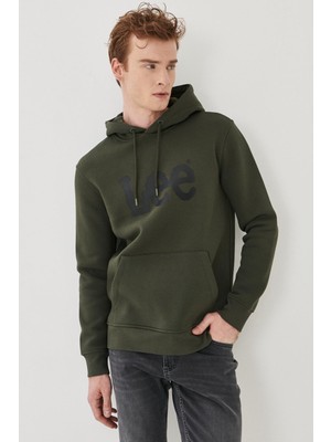 Lee L212021308  Erkek Haki Sweatshirt