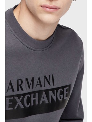 Armani Exchange Logolu Regular Fit Bisiklet Yaka Pamuklu Sweat Erkek Sweat 6lzmbe Zjcaz 1978