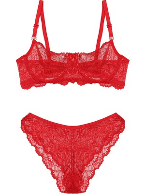 Zag Lingerie Yumuşak Dantelli Takım