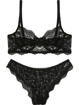 Zag Lingerie Yumuşak Dantelli Takım