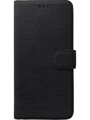 Huawei P Smart 2021 Kılıf Cüzdan Kapaklı Kartlıklı Kumaş + Ekran Koruyucu Nano
