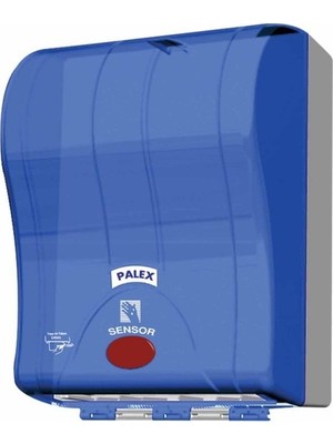 Palex 3491-1 Prestij Otomatik Havlu Dispenseri 21 cm Şeffaf Mavi