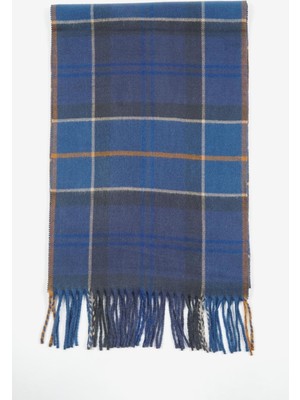 Barbour Unisex Galingale Tartan Atkı TN54 Midnight Tartan