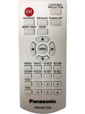 Panasonic Projektör Projeksiyon Kumandası