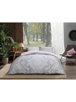 Taç Nevresim Takımı Valeria Pembe Tek Kişilik