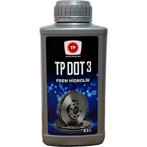 Türkiye Petrolleri Dot 3 Hidrolik Fren Sıvısı 0.5 Litre  (Üretim Yılı: 2022)