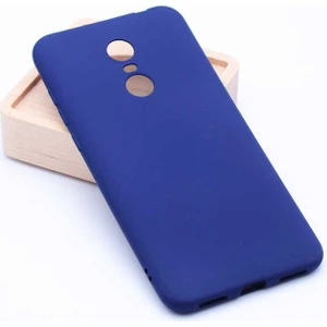 Xiaomi Redmi 5 Plus Kılıf Silikon Yumuşak Dokulu Premium- Lacivert