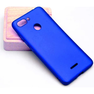 Xiaomi Redmi 6 Kılıf Silikon Yumuşak Dokulu Premium- Saks Mavi