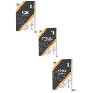 Eis Yayınları 11.Sınıf Fizik-Kimya-Biyoloji Soru Bankası Seti 3 Kitap