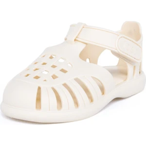 S10271 Tobby Solid Çocuk Fildişi Sandalet
