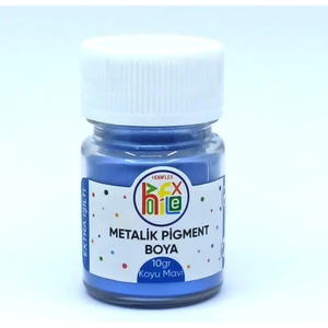 Epoksi Reçine Metalik Sedefli Pigment Toz Boya Koyu Mavi 10 gr