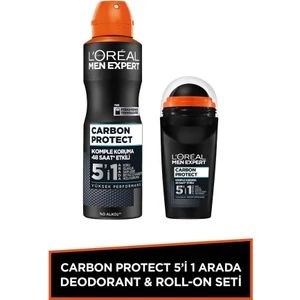 L'Oréal Paris Men Expert Carbon Protect Deodorant & Roll-On Seti