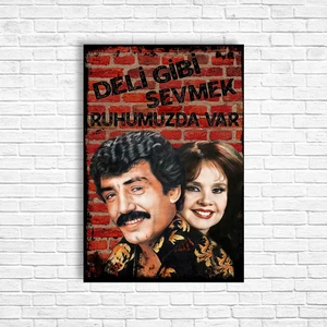 Trend Poster Müslüm Gürses Retro Ahşap Poster