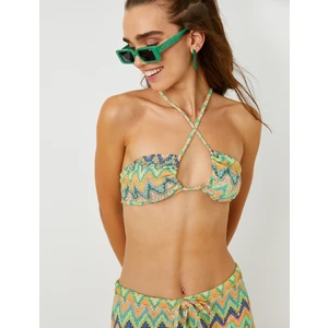 Büzgülü Bikini Üstü