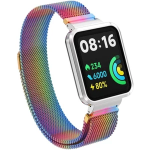 Xiaomi Redmi Watch 2 Lite Kordon Renkli Suya Dayanıklı Kırılmaz Mıknatıslı Akıllı Saat Metal Kordon