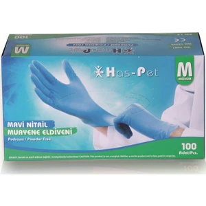 Has - Pet Mavi Nitril Eldiven M