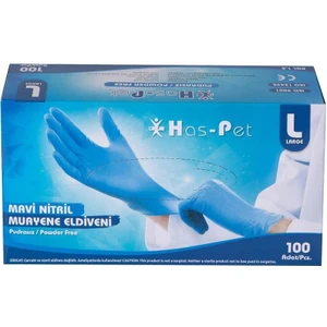 Has - Pet Mavi Nitril Eldiven L